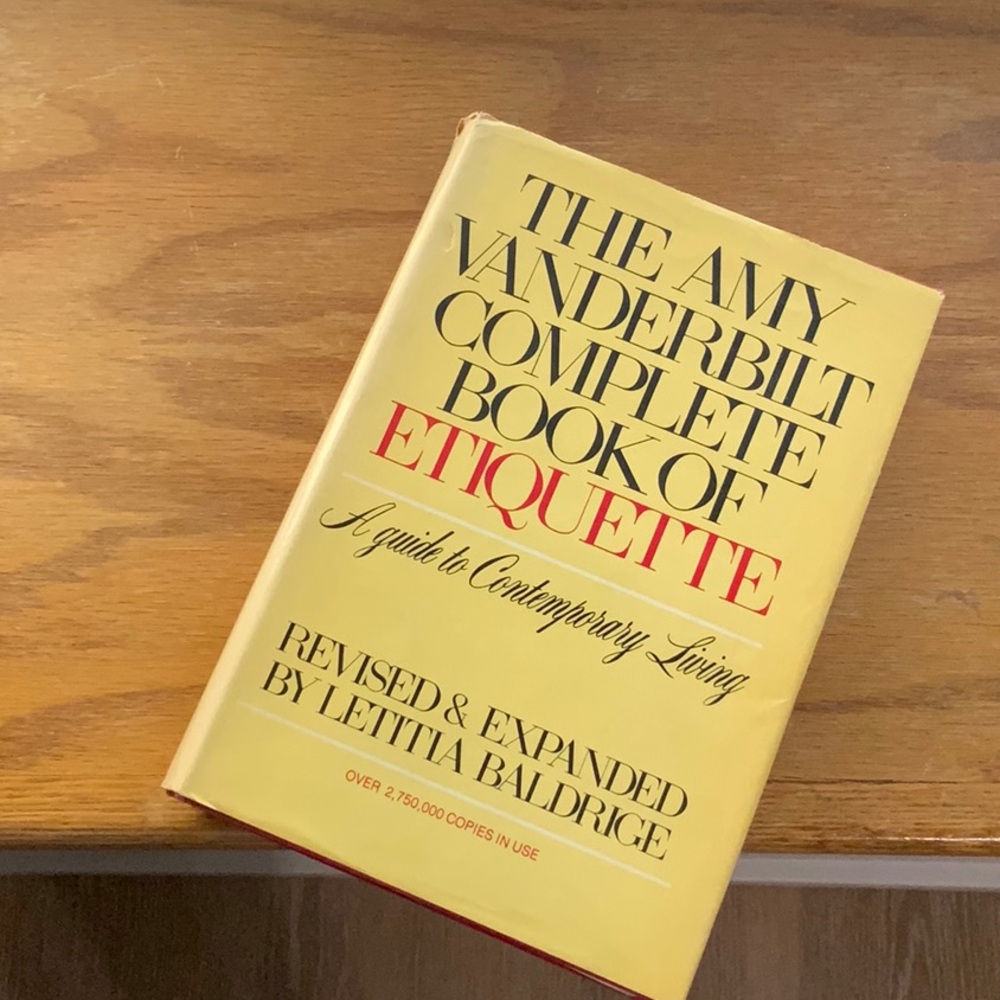 The Amy Vanderbilt Complete Book of Etiquette